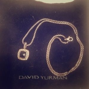 David Yurman Black Onyx with Diamonds Necklace